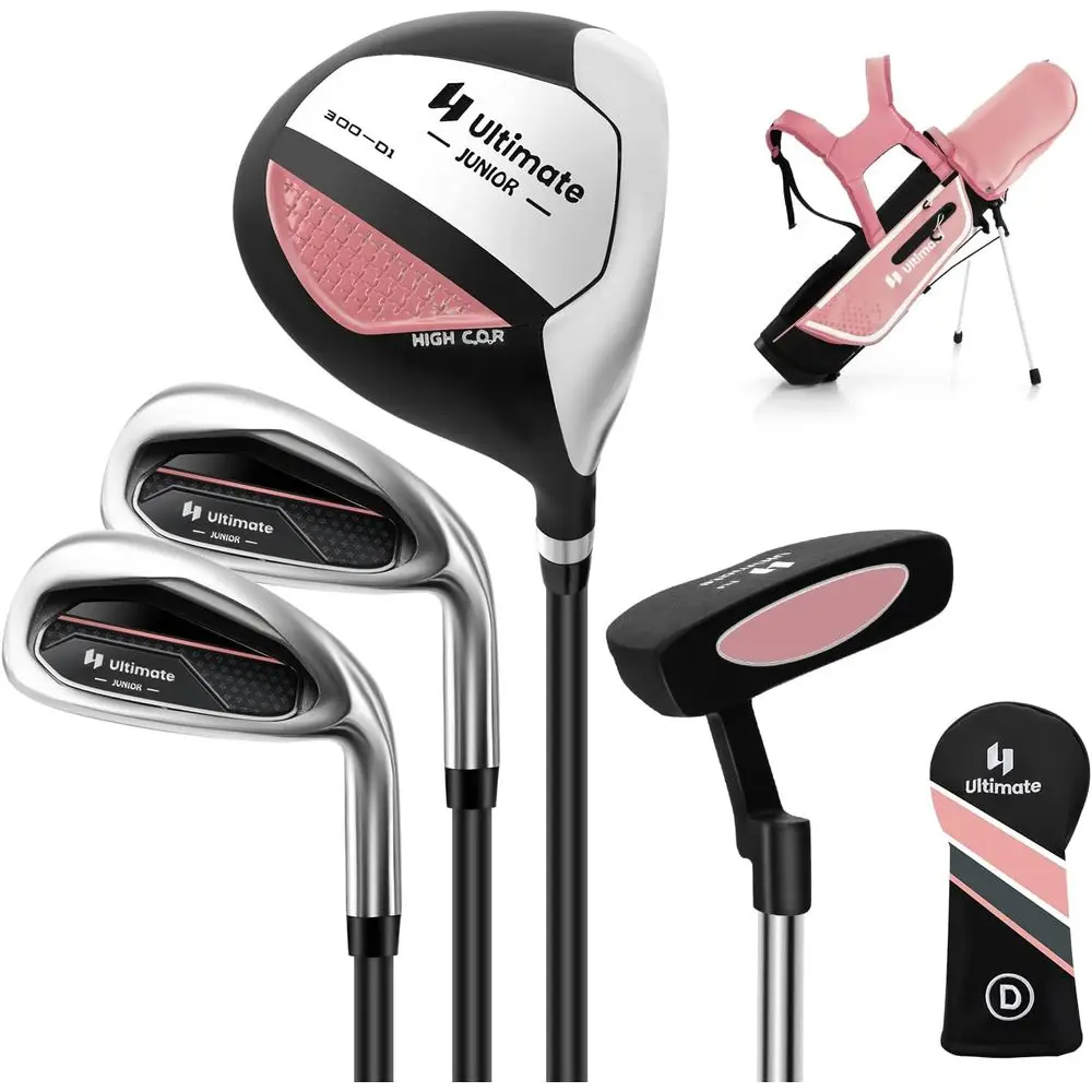 Golf Equipment For Kids - Zestaw golfowy dla młodzieży z torbą
