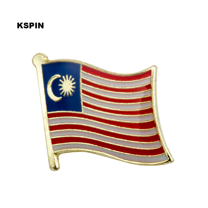 Golf Equipment Malaysia - Flaga Malezji Odznaka Flaga Laple Pin